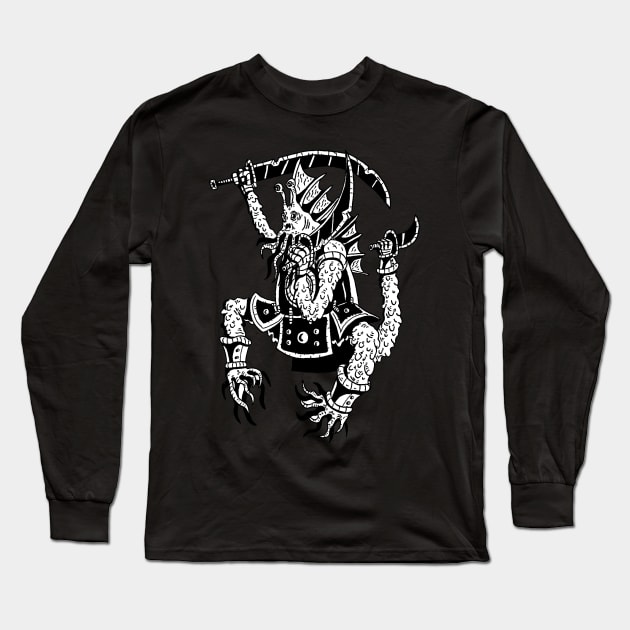 SEA MONSTER Long Sleeve T-Shirt by DOODLESKELLY